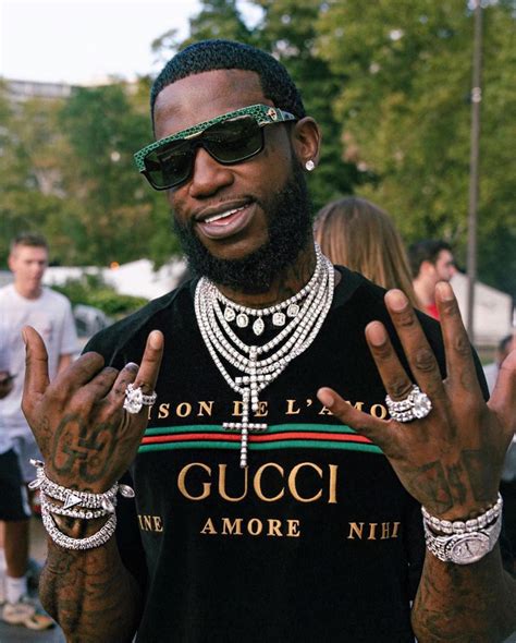 Gucci Mane's new sneakers have a big shiny metal ice